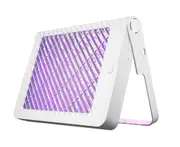 UV Electric Mosquito Killer Lamp USB Rechargeable Vertical Wall Indoor and Outdoor Electric Mosquito Killer Summer Flycatcher - white Plug and play