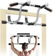Adjustable Doorway Pull Up Bar – Supports 300lbs with Scratch-Resistant Design