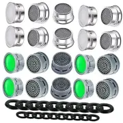 Faucet Aerator with Gasket Flow Restrictor Insert Bathroom Faucet Aerator