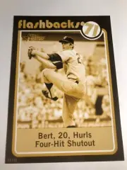 2020 Topps Heritage Flashbacks Jumbo 5x7 Bert Blyleven Twins BF2 02/10