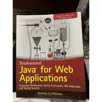 在飛比找蝦皮購物優惠-二手Professional Java for Web Ap
