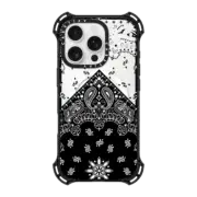 iPhone 16 Pro Bounce Case MagSafe Compatible Black bandana