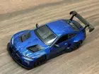 1:44 scale bmw m4 gt3 Diecast die cast toy model car blue pull-back action 4.5”