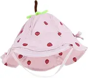 [Baluue] Uv Blocking Boys and Girls Hat Strawberry Fisherman Bucket Hat Cm for Months Outdoor Sun Protection