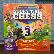 New in Box Story Time Chess Level 3 TACTICS Expansion Read Learn Game Ages 3-103