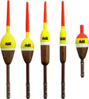 Thill America's Classic Float Fishing Bobber 5-Pack Assorted, Spring