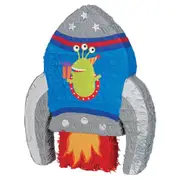 Spaceship 2D Shape Empty Pinata x1