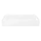 Acrylic Fruit Towel Tray Lightweight Breakfast Cheese Serving Tray With Handl AA
