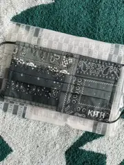 Kith Logo Face Mask Brand New With Adjustable, Filters Washable 100% Authentic