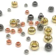TUNGSTEN BEADS - Hareline Fly Tying Countersunk Nymph & Streamer Heads NEW!