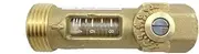1 pcs of Brass G1/2" Flow Meter DN15 Balancing Valve Flow Sensor