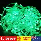 LED Curtain Lamp String Mini Art Modeling Lamp for Festival Party (10M Green)