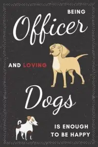 在飛比找博客來優惠-Officer & Dogs Notebook: Funny