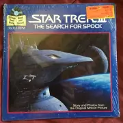 NOS Star Trek 3 The Search for Spock 24 page Book and Record W/ Toys R Us Tag