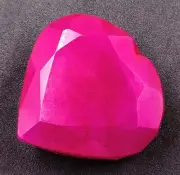 569 Ct Blood Red African Ruby IGL Certified Natural Heart Cut Loose Gemstone DK