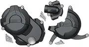 Motorcycle Engine Guard Engine Alternator Clutch Protection Cover Accessories Fit for Ducati Monster 937 950 SP & MULTISTRADA V2 DESERTX 2021-2023 Motorcycle Stator Cover(1 Set-BK)