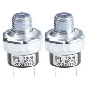 NPT Connector Compatible with Compressors Set of Two Pressure Switches