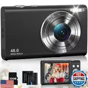 4K Digital Camera, 48MP Vlogging Camera for Photography and Video Autofocus A