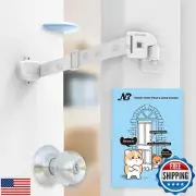 Neobay Adjustable Door Strap and Latch, Textile Cat Door Latch to Keep Dog Ou