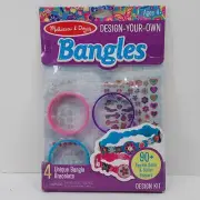 Melissa & Doug Design-Your-Own Bangles Bracelet-Making Set (Makes 4 Bangles)