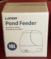 Londa Automatic Fish Feeder Timer High Capacity Pond Indoor Outdoor New Open Box