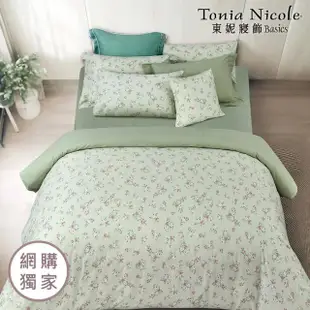 【Tonia Nicole 東妮寢飾】100%精梳棉兩用被床包組-花漾森活(雙人)