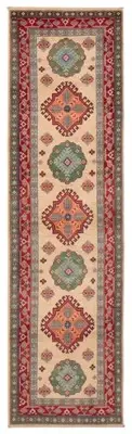Vintage Hand-knotted Runner Rug 2'10" x 10'5" Traditional Wool Carpet