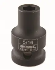 Kincrome SHALLOW IMPACT SOCKET 1/2” Square Drive*Aust Brand-5/16”, 3/8” Or 7/16”