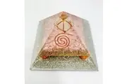 Crystal Wonderland Rose Quartz Orgonite Merkabah Pyramid