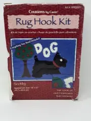 Creations by Caron Rug Hook Kit Scotty Dog Apple Tree #HR0001 - 18 X 27 NEW