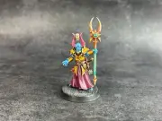 Warhammer AoS Chaos Sorcerer Lord Slaves To Darkness Well Painted