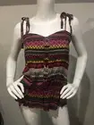 New With Tags Romeo and Juliet couture medium tank top with heart & Aztec Print