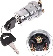 Ignition Barrel Key Switch Petrol Engine Farm Machines Universal Car Boat 12V 4 Position Ignition ON/Off/Start Ignition Switch Lock with 2 Keys Motor Ignition Key Switches