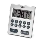 CDN TM30 Stainless Steel Direct Entry Double Alarm Timer