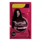 Sunsilk Shampoo Sachet 15 Pouch for Thick & Long Hair (5.5 ml Each) Free Ship