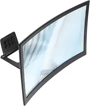 KITANDOVE Cell Phone Amplifier Desktop Magnifier Magnifying Screen Amplifier Electronic Tray Handheld Bracket Digital Tray Mini Tray Mini Sign Light Accessories Phone Stand Abs Shell Grey