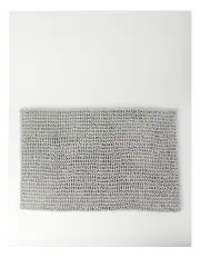 [Vue] Norfolk Super Soft Microfibre Bath Mat in Silver