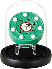 Lanxitown Roller Hockey Puck Glass Case with Wood Base That Lights up Hockey Puck Case Hockey Puck Display Case Small Display Case（Excluding Street Hockey Puck）