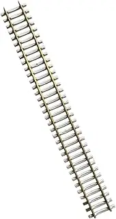 yuksok 1:87 Train Track Miniature Railway Track for DIY Project Portable Versatile DIY Craft Supplies Toy Railway Rail Accessories, Length 25cm