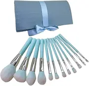 12pcs Makeup Brush Set Wood Handle Beauty Tool Cosmetics Brush for Women Strong Smudging Power