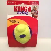 KONG AirDog Knobby Tennis Ball Medium Large Squeaker Bouncy Dog Fetch Toy New