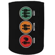 Alcohol Stubby Holder - Good Better Best Mens Thoughts - Funny Novelty Birthday Gift Joke Beer