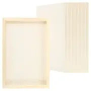 8"x12" Wood Panels Board, 8Pcs Unfinished Square Wood Canvas Boards