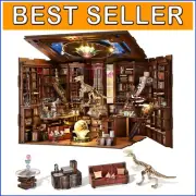 Book Nook Kit: Create Your Own Miniature Library with LEDs & Dust Cover