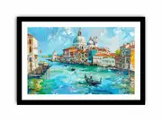 Venice Landscape Framed print Art Poster