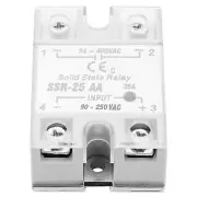 SSR25 AA 25A Solid State Relay Module Input 80250V AC Output 24480V AC New