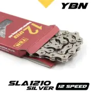 YBN SLA1210 12 Speed superior lubricating aid Bike Chain for SRAM 126L Silver