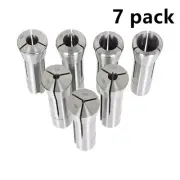 High Quality 1/8"-7/8" R8 Spring Collet Set Fractional For Bridgeport 7 Pack New