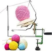 500g Yarn Winder, Large Yarn Ball Winder Tabletop Fibre Wool Winder Up to 2 in Clamp for Fiber String Ball Winder, Jumbo Yarn Ball Winder, Yarn Spooler 18oz Knitting Winder