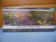 Claude Monet Water Lilies Panoramic 750pc Jigsaw Puzzle Purple Flower BIG 3 FEET